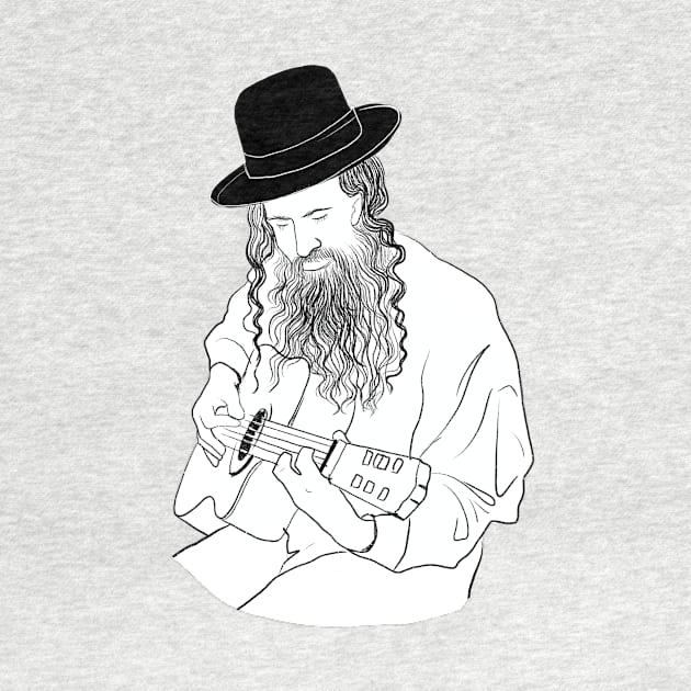 Orthodox Jew playing guitar by argiropulo